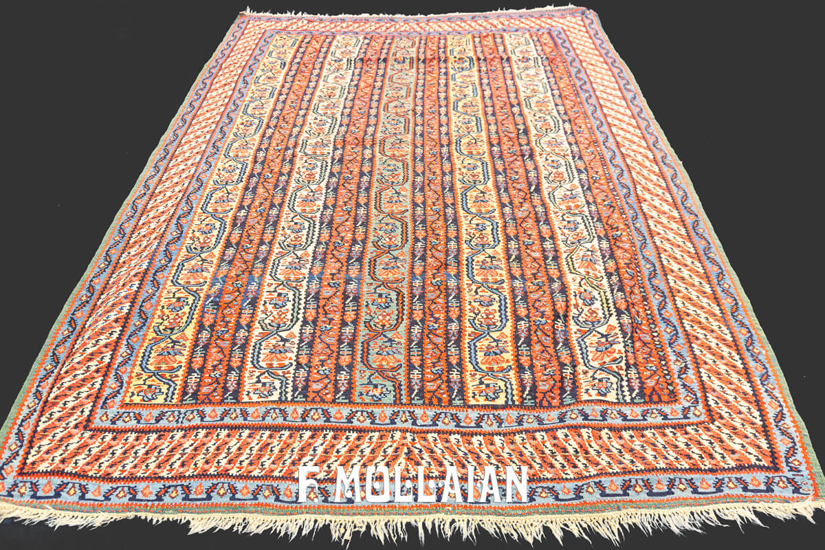 Kilim Rug Senneh Striped Design n°:555947